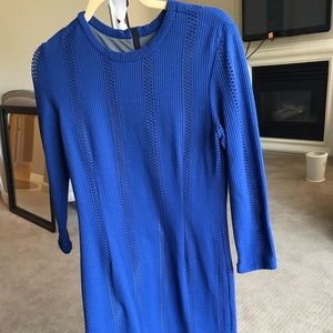 Rag and Bone bright blue dress